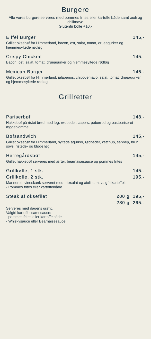Menu side 2