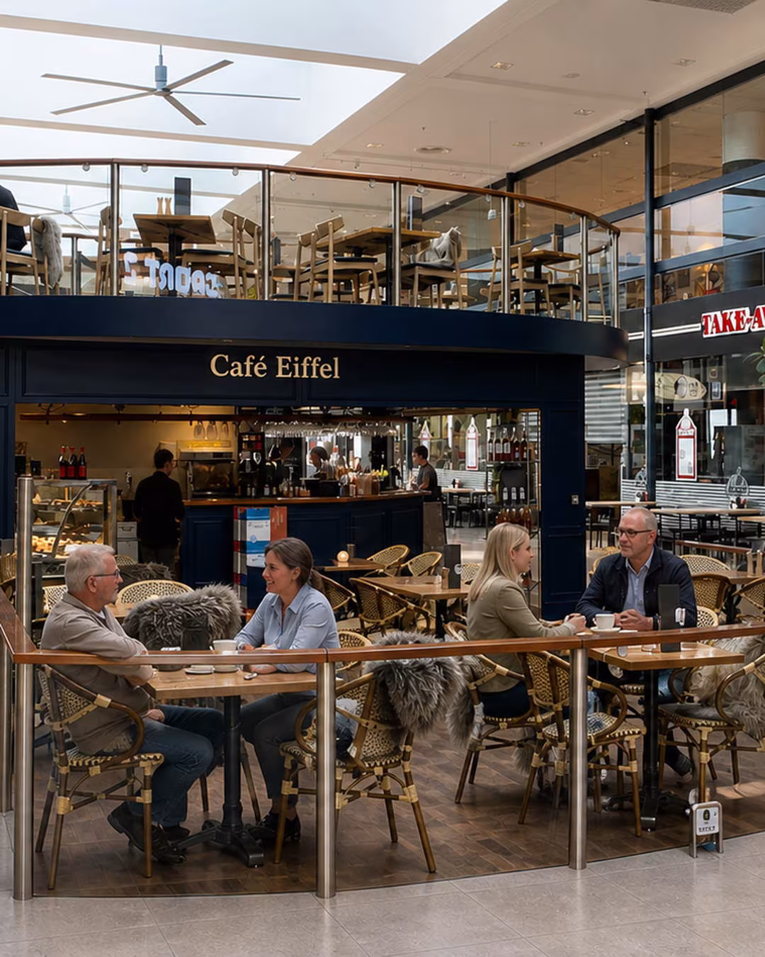 Cafe eiffel billede til mobil
